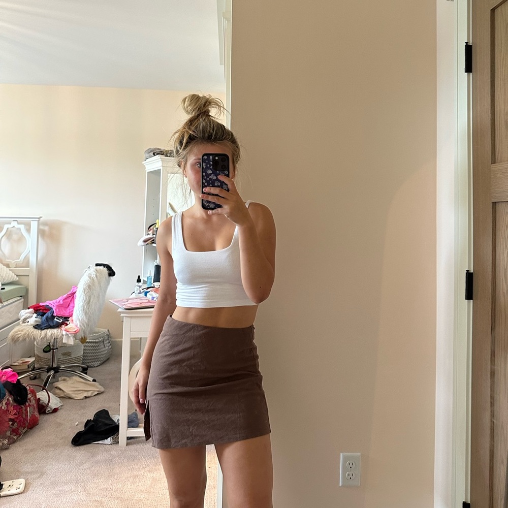 NWT Princess Polly “Keelia” brown skirt